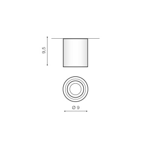 Spot aplicat BRANT IP44 Chrome - Img 2