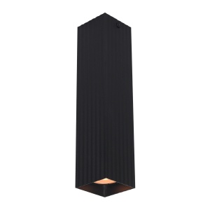 Spot aplicat Tecno Negru 1xGU10