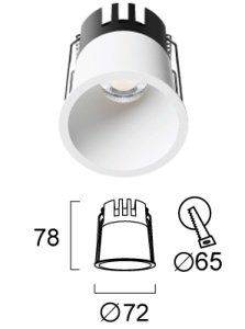 Spot incastrat LED 2700K-6500K Dylan 4311200 - Img 3