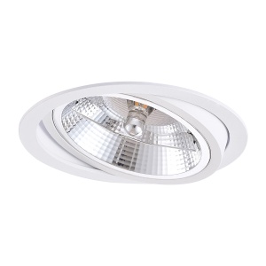 Spot incastrat Nero Alb 1xGU10