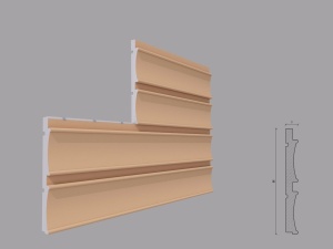 Termosistem decorativ FPTD04 dimensiuni 500x40x2000mm - Img 1