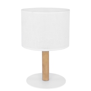 Veioza Alb Bej 1xE27 DEVA 5217TK - Img 1