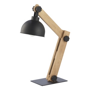 Veioza Bej Negru 1xE27 OSLO 5021TK - Img 1