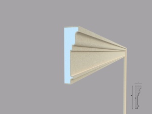 Ancadrament fereastra exterior FP125 dimensiuni 130x36x2000mm - Img 3