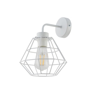 Aplica perete Alb 1xE27 DIAMOND 6208TK