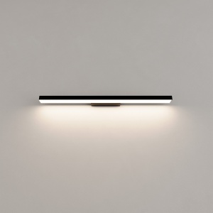 Aplica perete Aqua 66,5 cm Negru IP44 LED CCT - Img 3