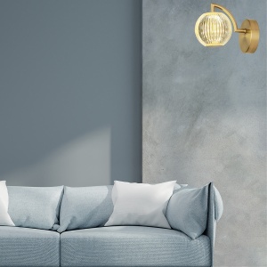 Aplica perete Brillant Auriu LED CCT - Img 2