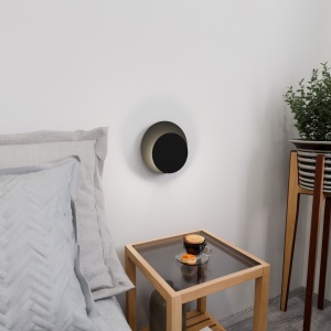 Aplica perete CIRCLE 1C Negru - Img 3