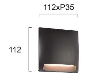 Aplica perete exterior LED 3000K Mode 4223901 - Img 3