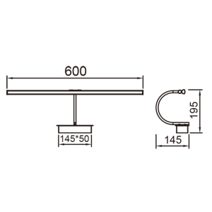 Aplica perete LED 12W 3000K PARACURU 8916 - Img 2