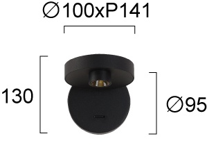 Aplica perete LED 3000K Factory 4288001 - Img 3