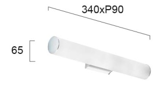 Aplica perete LED 3000K Fibi 4181300 - Img 2