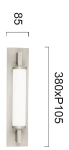 Aplica perete LED 3000K Sally 4237900 - Img 2