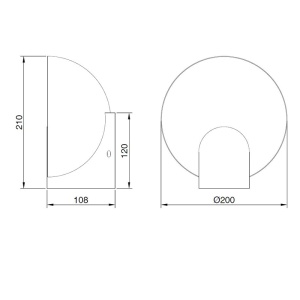 Aplica perete LED OCULO 8591 - Img 2