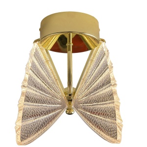 Aplica perete Mariposa Auriu LED CCT - Img 3
