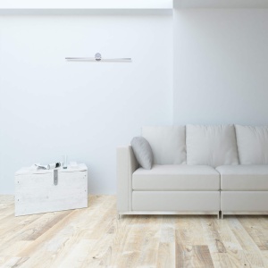 Aplica perete Modern Slim 60 cm Chrome LED 3000K - Img 2