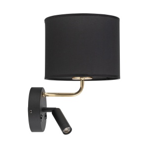 Aplica perete Negru Auriu 2xG9 E27 RICHI 4234TK - Img 4