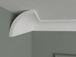 Bagheta de colt / Cornisa de interior BC19 dimensiuni 82x82x2000mm - Img 2