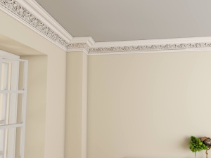 Bagheta de colt / Cornisa de interior poliuretan BC36 dimensiuni 150x160x2000mm - Img 3