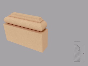 Baza pentru pilastru FP604 dimensiuni 150x80x220mm - Img 2