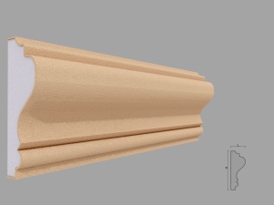 Brau decorativ de exterior FP320 dimensiuni 150x52x2000mm - Img 1