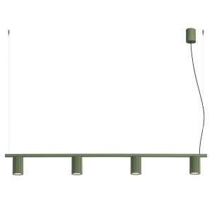 Candelabru KARBON 4 verde măsliniu
