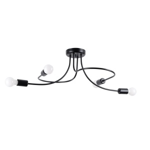 Candelabru LEVAR 4 Negru - Img 1
