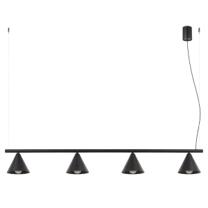 Candelabru NOX 4L negru
