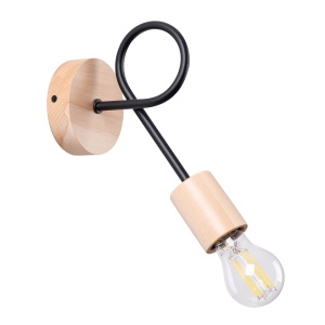 Lampă de perete EMBER Negru - Img 1