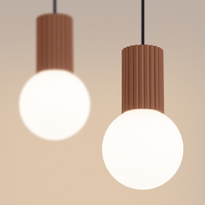 Lampă suspendată HALO 2L mocca - Img 3