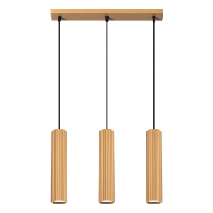 Lampă suspendată KARBON 3L Auriu