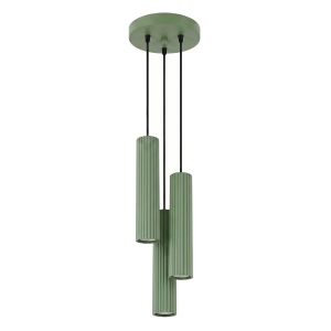 Lampă suspendată KARBON 3P salvie