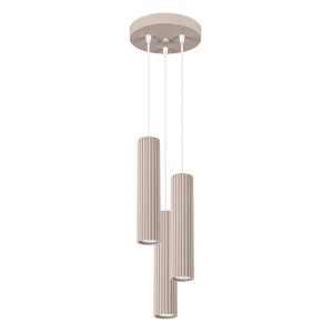 Lampă suspendată KARBON 3P taupe
