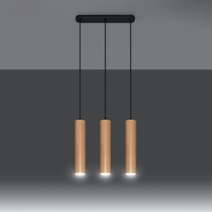 Lampă suspendată LINO 3 Lemn - Img 3