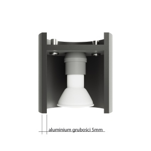 Lampă suspendată ORBIS 1 Gri - Img 4