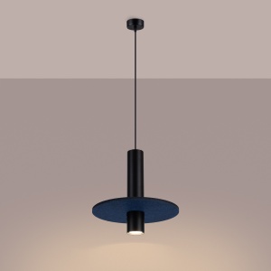 Lampă suspendată PELTA 1 negru/negru - Img 3