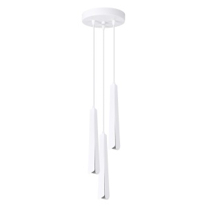 Lampă suspendată PRYSM 3P alb - Img 1