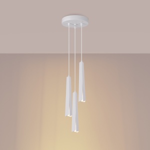 Lampă suspendată PRYSM 3P alb - Img 3