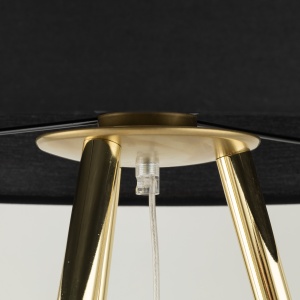 Lampadar Auriu Negru 1xE27 UMBERTO 6635TK - Img 3