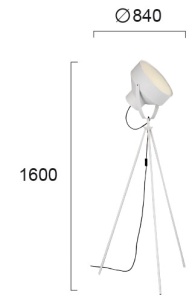 Lampadar E27 Balzac 4196400 - Img 2