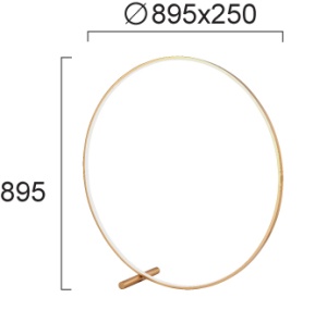 Lampadar LED 3000K Circle 4303001 - Img 2
