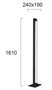 Lampadar LED 3000K Tiffany 4220800 - Img 4