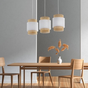 Lustra Alb 3xE27 BOHO 6531TK - Img 3