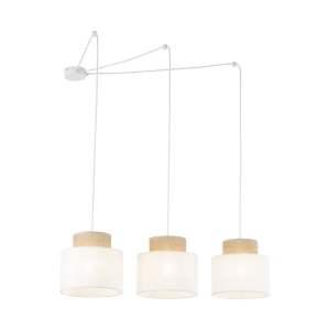 Lustra Alb 3xE27 DUO 2345TK - Img 3