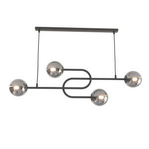 Lustra ATRIA 4 Negru GRAFIT
