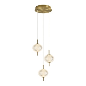 Lustra Corado Auriu x LED - Img 2