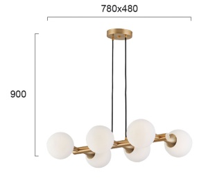 Lustra E14 Globe 3094500 - Img 3