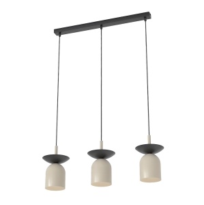 Lustra EGO 3 Negru Bej