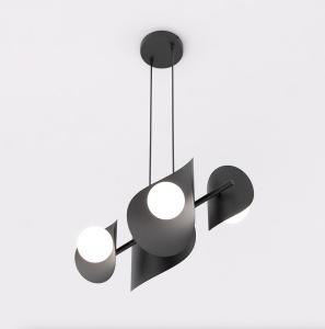 Lustra ELEMENTI 4 Negru - Img 2