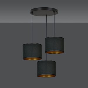 Lustra HILDE 3 Negru PREMIUM Negru - Img 3